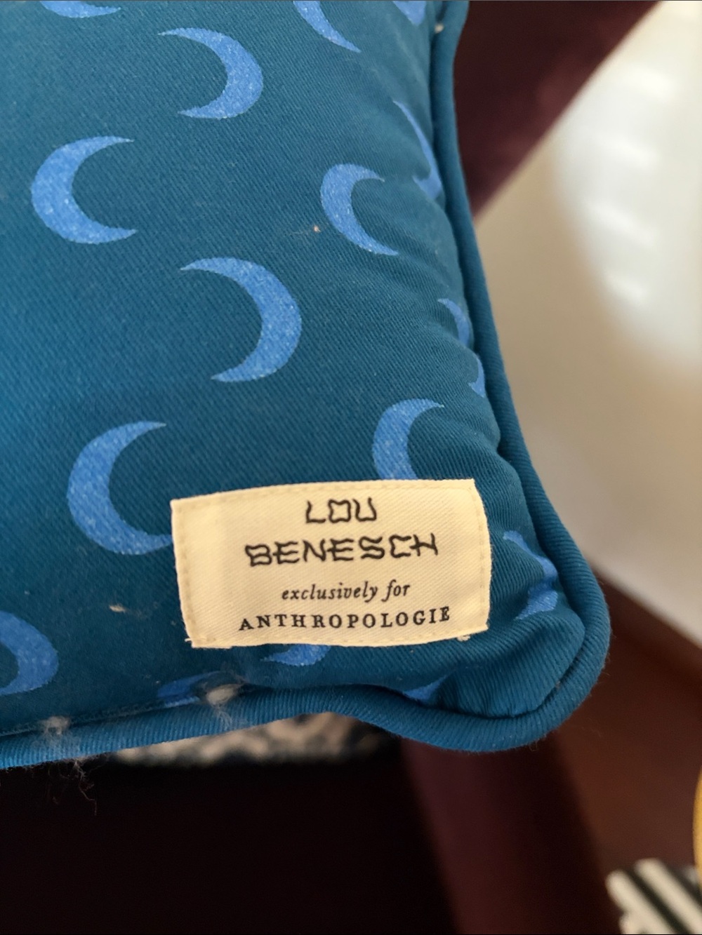 Anthropologie Stargazer Mini Zodiac Sign Pillow - Pisces - Picture 6 of 10